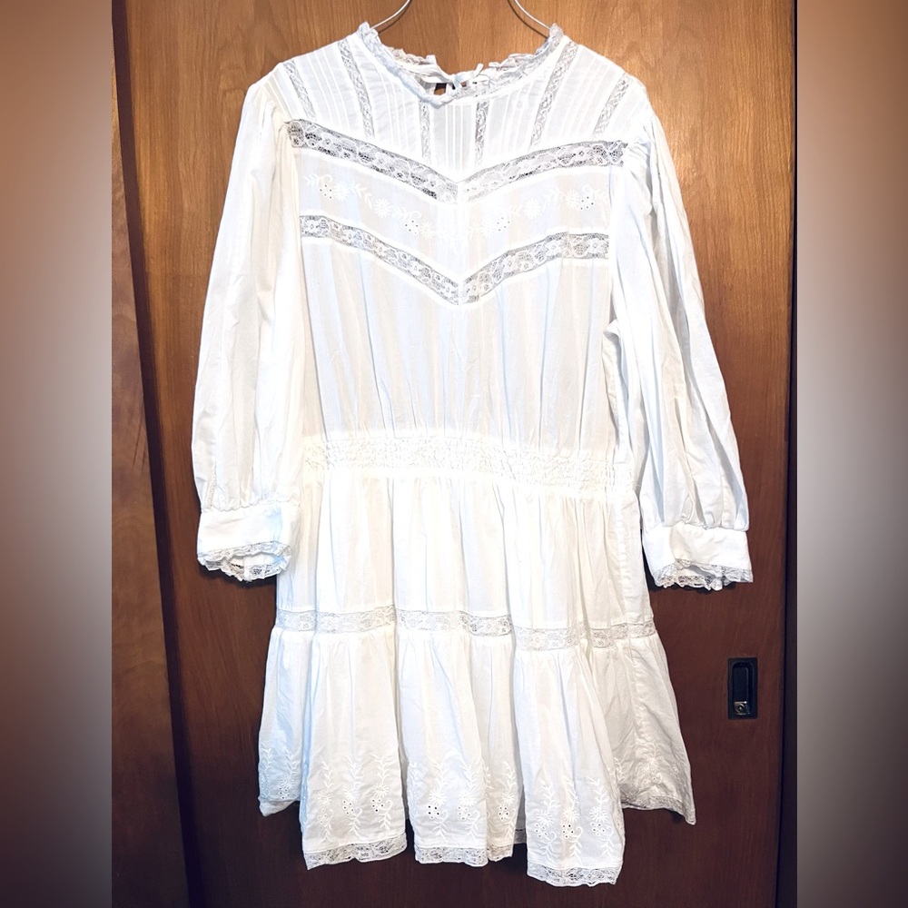 LoveShackFancy White Lace Goddess Dress